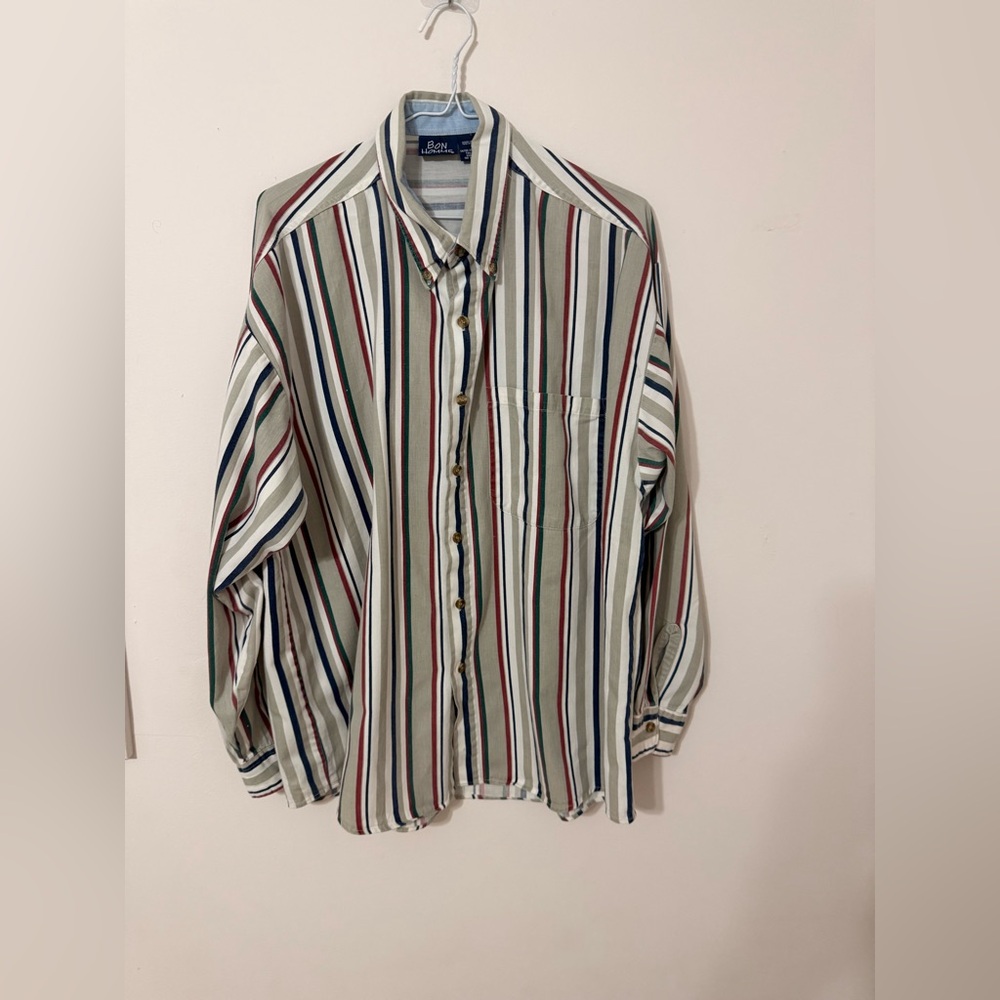 Austin Reed Men's Striped Button Down Shirt